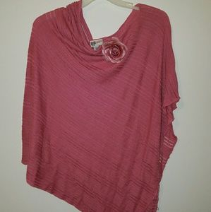 Asemetrical Poncho Sweater